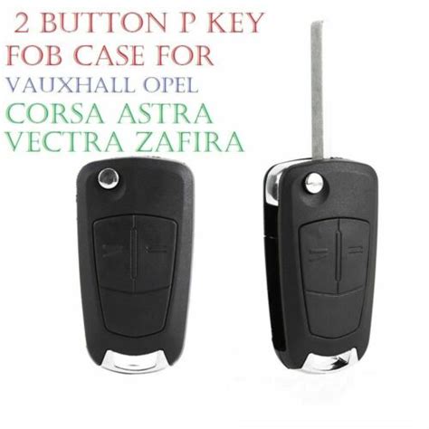 2 Button Remote Flip Key Fob Case Blade For Vauxhall Opel Corsa Astra