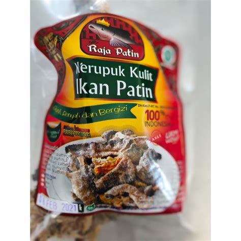 Jual Kerupuk Kulit Ikan Patin Reguler 70gr Raja Patin Shopee Indonesia