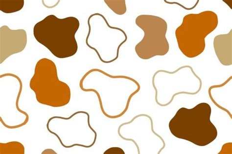 Earthtone Abstract Shape Pattern Graphic By Setyawati Elis Creative