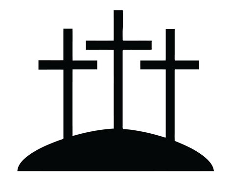 Three Crosses Decal Crosses Sticker By Stickermaniadecals Clipart