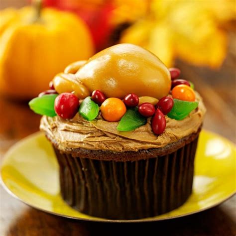 Thanksgiving Turkey Cupcakes Recipe | Taste of Home