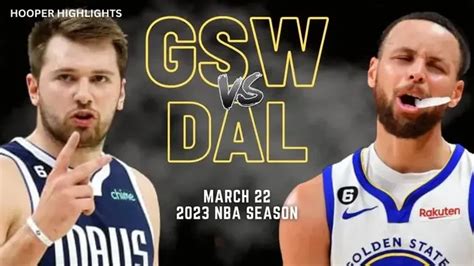 Golden State Warriors Vs Dallas Mavericks Full Game Highlights Mar