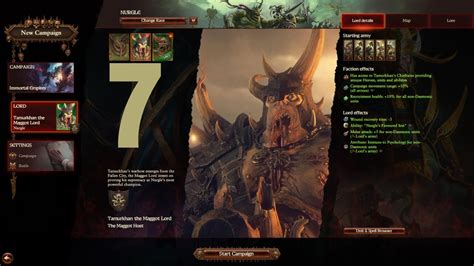 Total War Warhammer Immortal Empires Nurgle Tamurkhan The