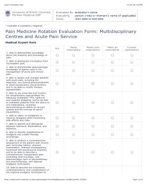 Fillable Online Med Fom Apt Sites Olt Ubc Pain Medicine Rotation