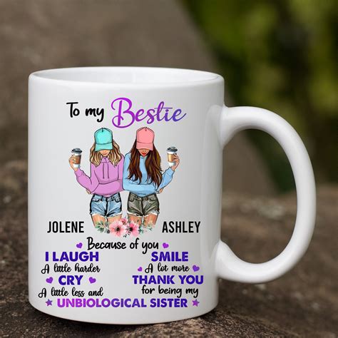 Personalized To My Bestie Gift For Bff Coffee Mug Personalized To My