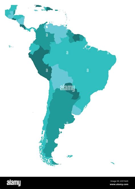 Eps Vector De Sur America Mapa Contorno Politico Mapa Sur Images