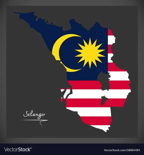 Malaysia Map And Flag