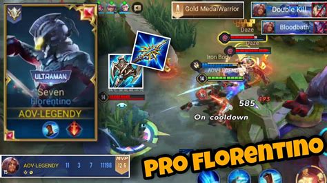 Florentino Pro Gameplay New Best Build SoloQ Carry Arena Of Valor