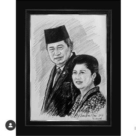 Jual Sketsa Lukis Wajah Hitam Putih Dan Bingkai Minimalis A1 1 Wajah