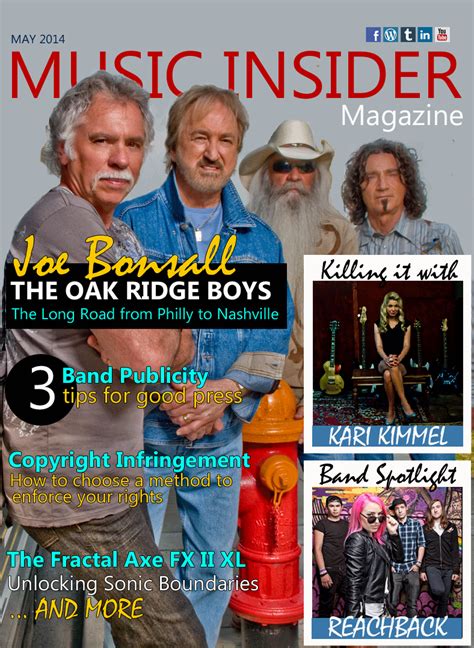 Joe Bonsall - Music Insider Magazine