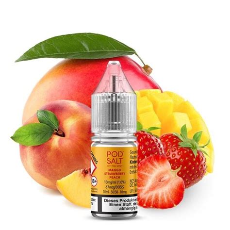 Pod Salt Xtra Mango Strawberry Peach Nikotinsalz Liquid Ml Oxyzig