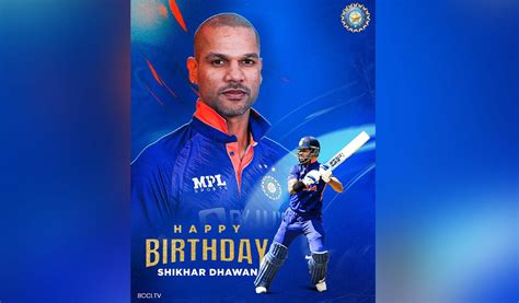 Bcci Virat Kohli Extend Heartfelt Birthday Wishes To Shikhar Dhawan