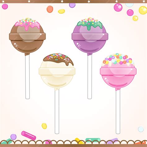 premium vector candy design collection