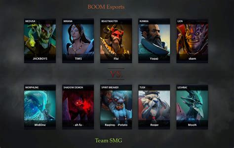 Boom Vs Smg Match On Dpc Tour Regional Finals Dota