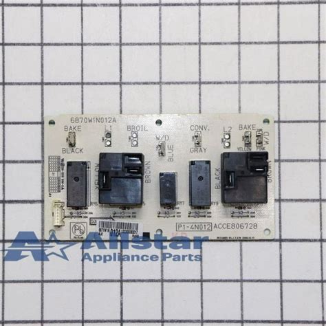 Lg Rangestoveoven Relay Board 6871w1n012a