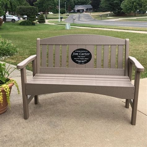 Wood Memorial Benches For Gardens Fasci Garden