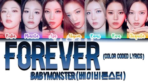 Babymonster Forever Color Coded Lyrics Han Rom Eng Youtube