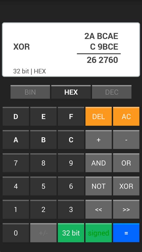 Binary Calculator App On Amazon Appstore