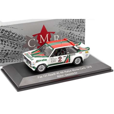 Fiat Abarth Rohrl Geistdorfer Rallye Monte Carlo Eme