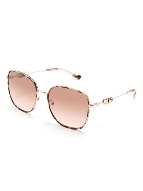 Michael Kors Square Frame Gradient Lenses Sunglasses Farfetch