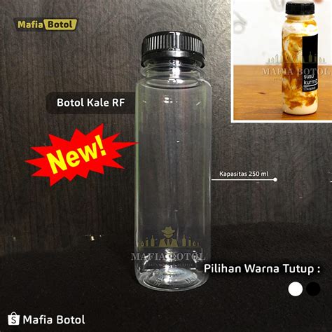 Jual Botol Plastik Kale RF Sase Kick Kotak Tebal Minum Minuman Almond