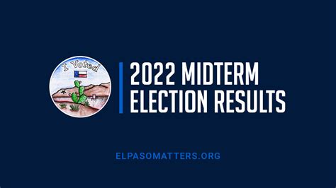 2022 El Paso Texas Midterm Election Results