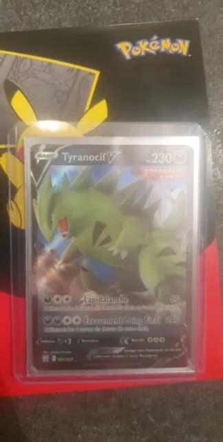 CARTE POKÉMON Tyranocif V 097 163 Styles de combat EB05 FR EUR 5 00