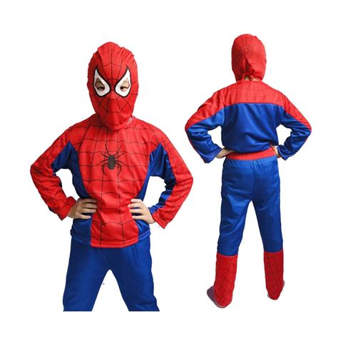 Set Costum Spiderman Kidmania® Cu Doua Manusi Lansator Cu Ventuze Din