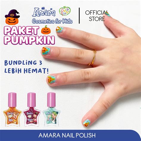 Jual Lebih Murah Amara Nail Polish Kutek Anak BPOM Nail Art Cat