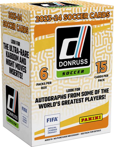 Panini America 2023 24 Panini Donruss Soccer FIFA Soccer Blaster Box