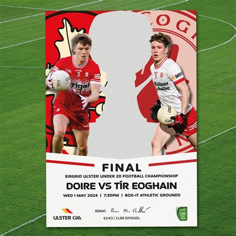 2024 Ulster Under 20 Football Championship Final Official Match