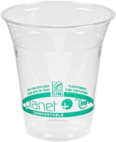 Amazon Planet Compostable PLA Laminated Hot Cup Ounce Count Case Health
