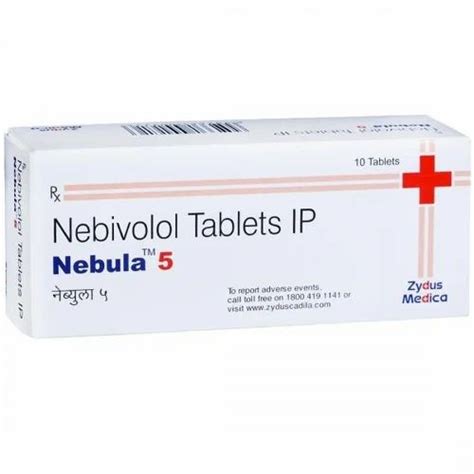 Nebula 5 Mg Tablet Nebivolol Tablet at Rs 171 box नबवलल टबलट