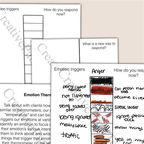 Felt Sense Worksheets For Therapy Somatic Experiencing Etsy