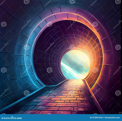 Time Portal, Travel through Time, Conceptual Generative Ai Illustration