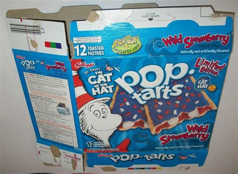 2003 Vintage Kelloggs Pop Tarts Limited Edition The Cat In The Hat