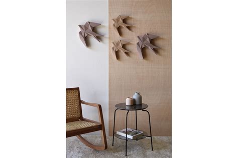 COLECCIÓN ANDURIÑA NUDE ROSA ESCULTURA CERÁMICA MATE PARED VP In