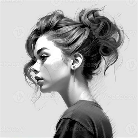 beauty hairstyles girl art 26118613 Stock Photo at Vecteezy