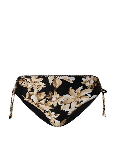 Twinset Knitted Bikini Bottom In Black Lyst