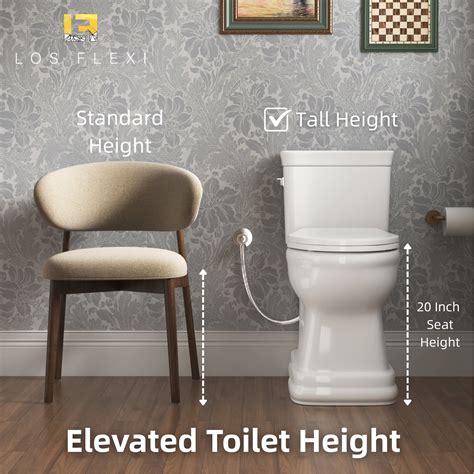 Los Flexi K 19″ Classic Retro One Piece Tall Toilet
