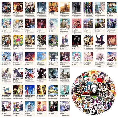 Buy MiodiyaArt Anime s 110pcs Room Decor Aesthetic, Cute Anime Stuff ...