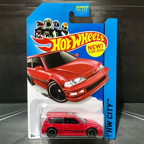 Jual Hot Wheels Honda Civic EF Nightburnerz Red US Card AKTA Shopee Indonesia
