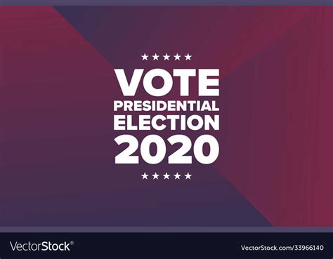 2020 united states presidential election Vector Image