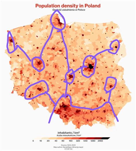 Why do so many people live behind this line in Poland???? : r