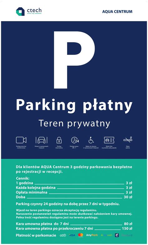 P Atny Parking Przy Aqua Centrum Od R Basen Aquacentrum