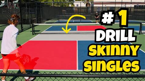 How To Play Skinny Singles 101 Pickleball Drills Youtube