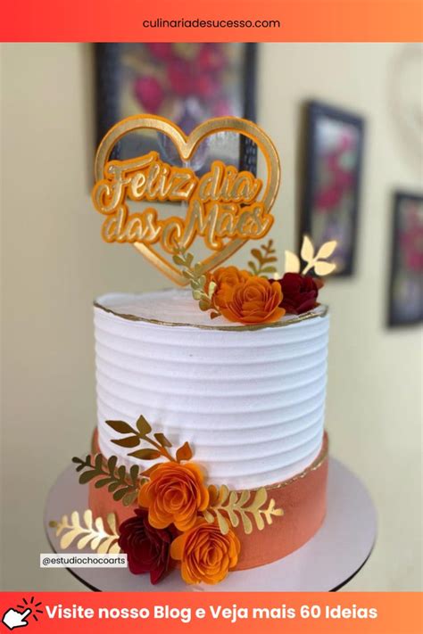 Bolo Dia Das Mães Chantilly - Bolo Decorado Dia das Mães Chantilly | Bolo dia das maes chantininho ...