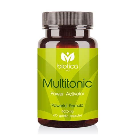 Biotica Multitonic Мощен активатор на сила x60 капсули