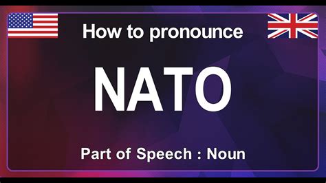 Nato Pronunciation Correctly In English How To Pronounce Nato In