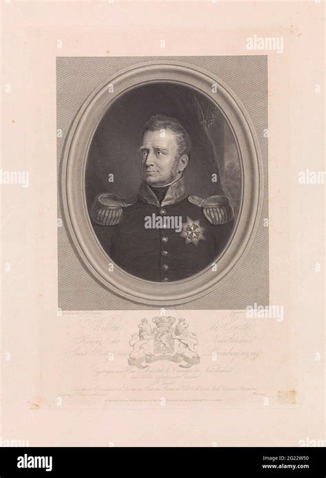 Portrait Of Willem I Frederik King Of The Netherlands Stock Photo Alamy